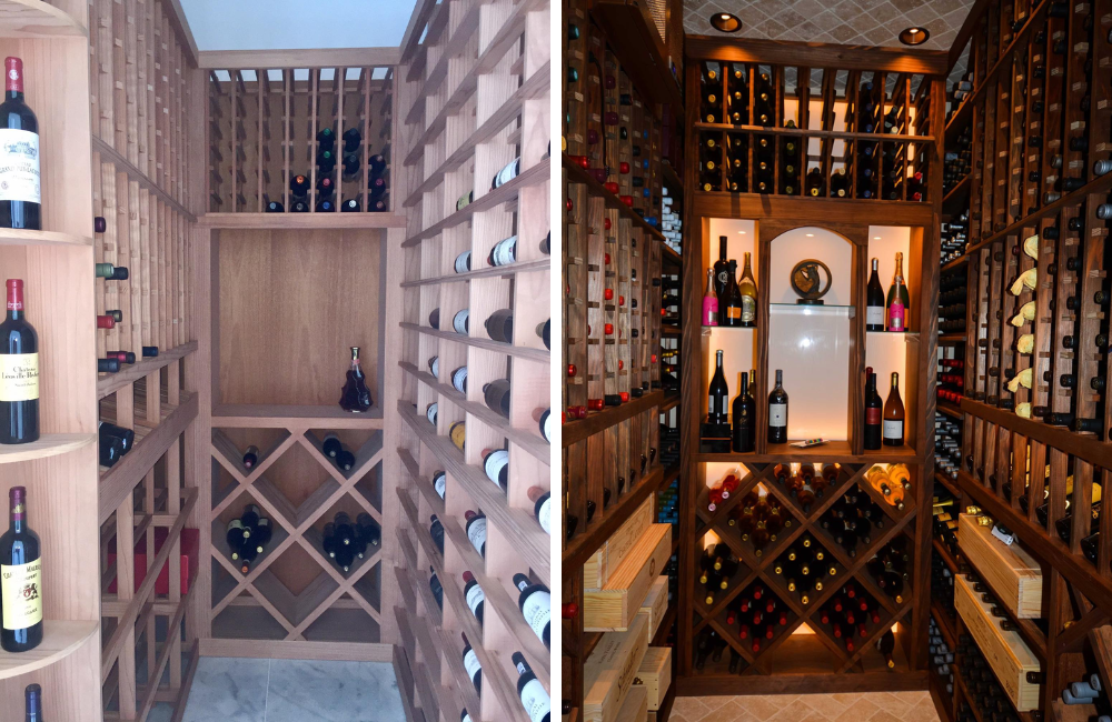 basement wine cellar design