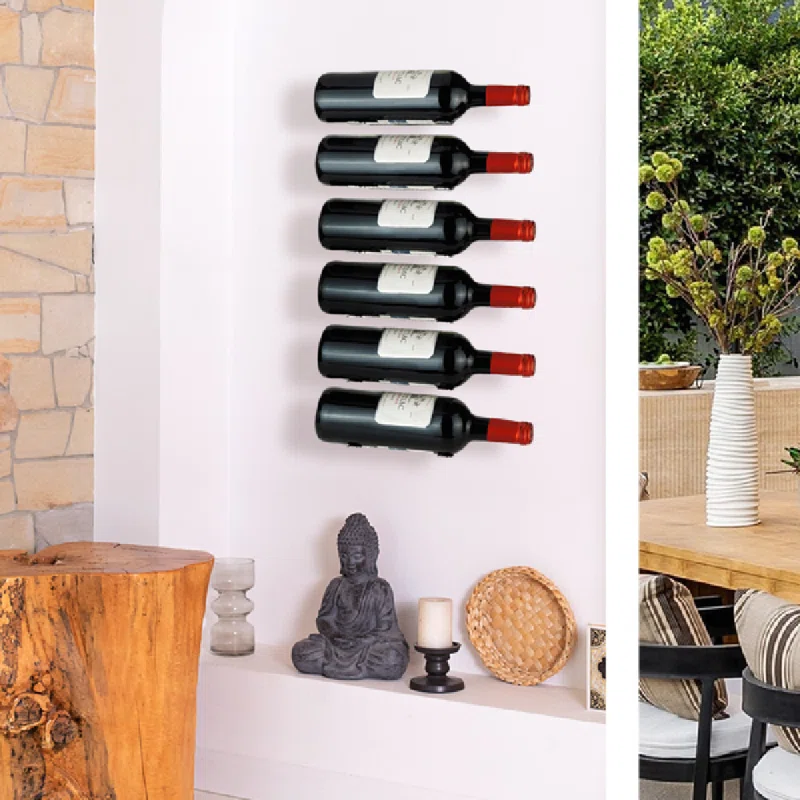 floating wine rack design