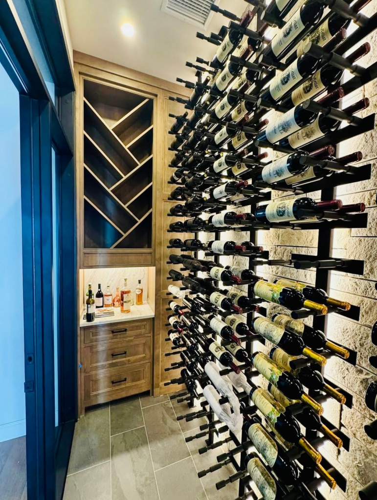 floating wine rack design ideas for modern homes
